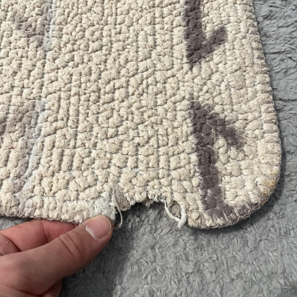 Pendleton Fleece Sherpa Throw Blanket 50x70 Reversible Southwestern Beige - Picture 3 of 6